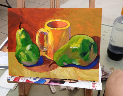 Introduction to Painting - Beginner Basics with Acrylics, Adults, Mondays, 7-9 pm