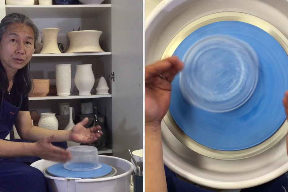 Tap Centering On Potters Wheel