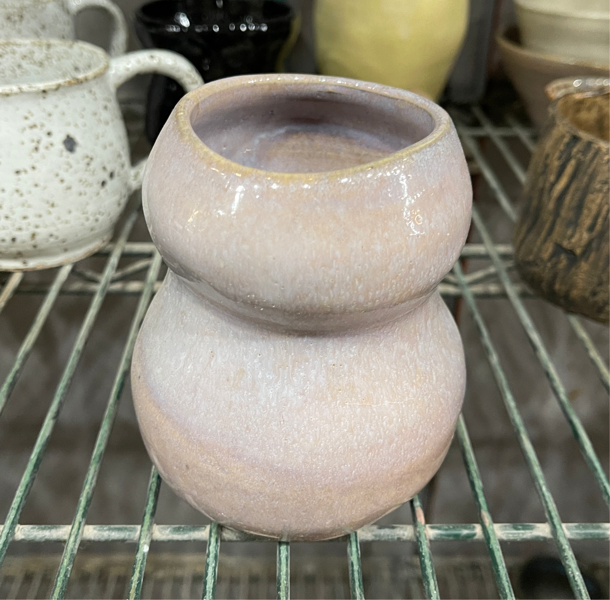 Rutile pink on bee mix in oxidation