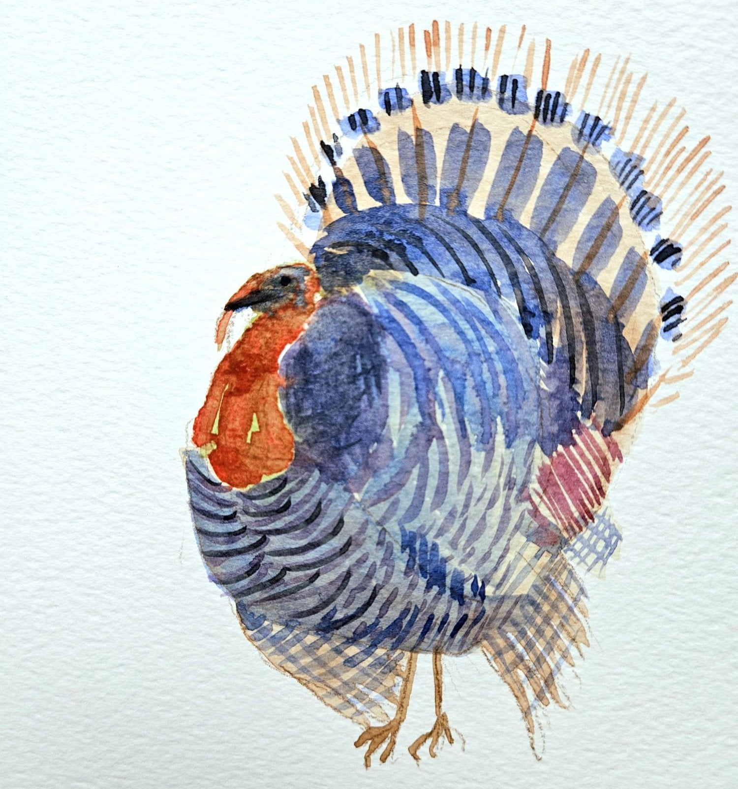 watercolor class painting