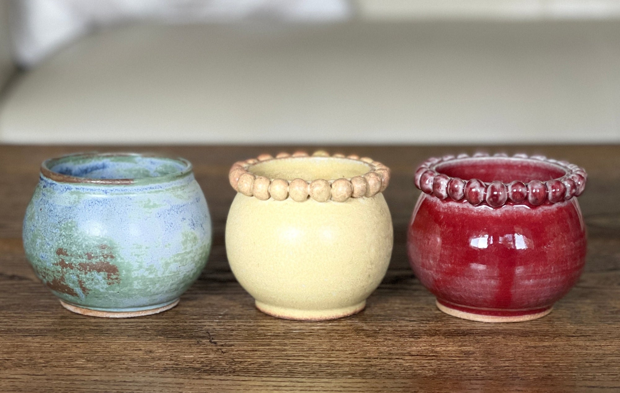 Reiki infused chakra colors ceramics