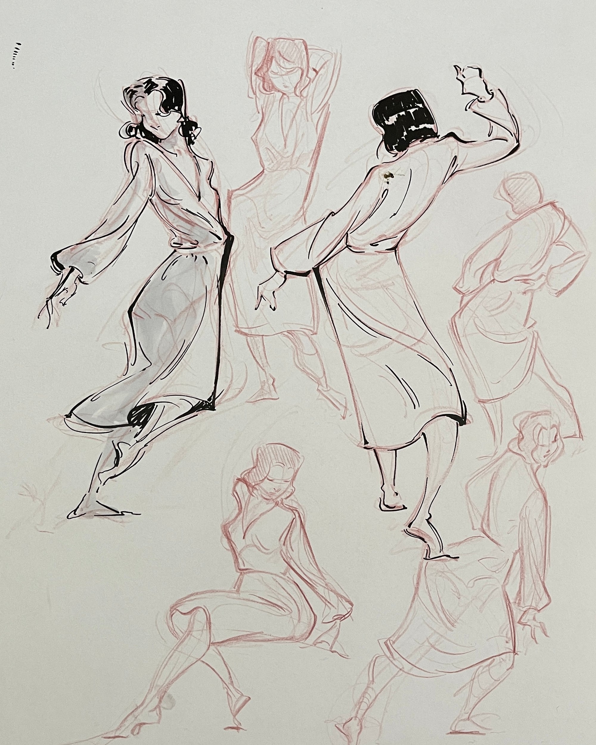 Drawing People for Beginners, Wednesdays, 6:30-8:30 pm, 4 weeks