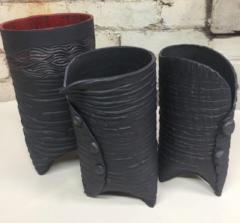 slab rolled vases
