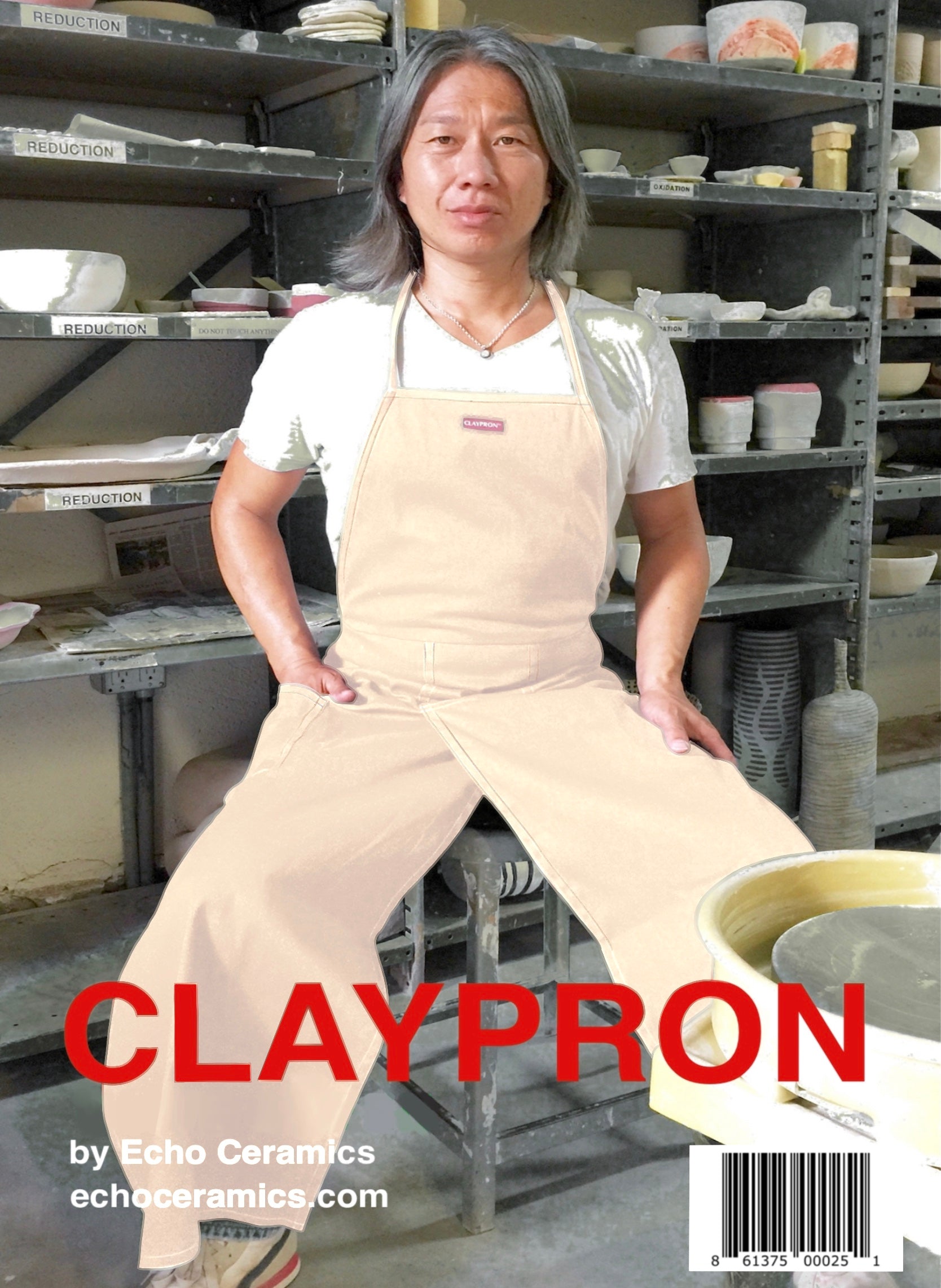 Claypron for ceramic artists, potters, fine artists and chefs
