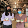 students pottery work